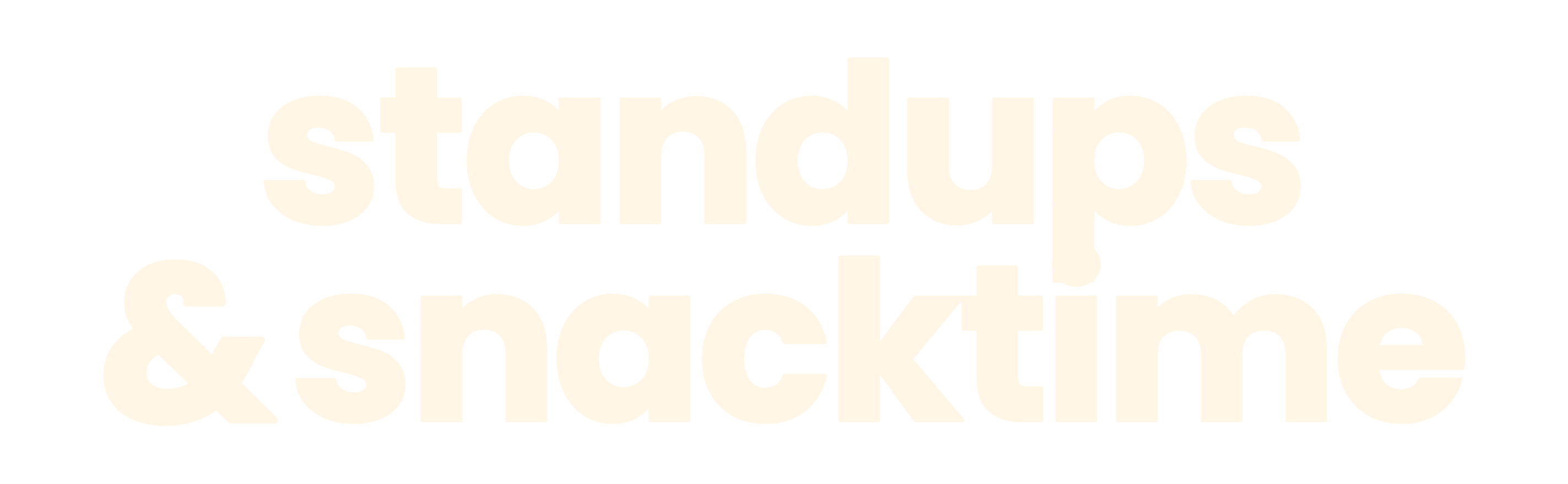 standups & snacktime