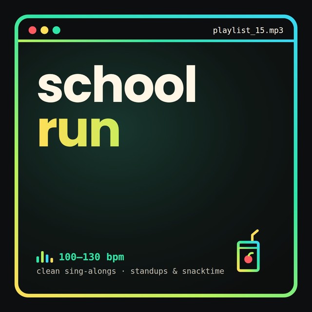school run playlist cover